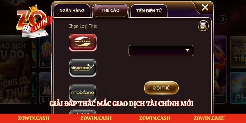 Giải đáp thắc mắc giao dịch tài chính mới