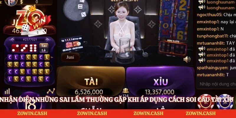 Nhận diện những sai lầm thường gặp khi áp dụng cách soi cầu tài xỉu