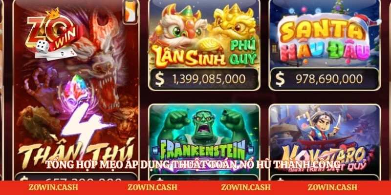 Tổng hợp mẹo áp dụng thuật toán nổ hũ thành công